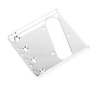 4 String Guitar Bridge Plate, Metal Stable Decorative 4 String Saddle Guitar Bridge Plate for Party (GA393 Silver)