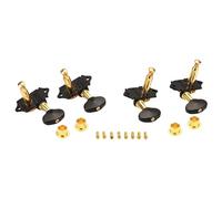 4 String Guitar Locking Tuners Vintage Open Gear Adjust Tones Machine Head Replacement Guitar Locking Tuners Enduring
