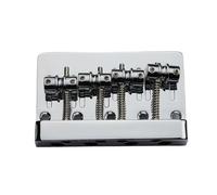 4 string Hardtail Bridge for Electric Guitar Bass Replacement String Spacing 19mm BB013(CR)