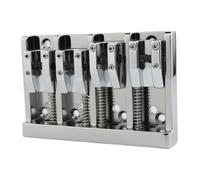 4 String High Mass Vintage Machined Adjustable Bass Bridge Chrome/Gold/Black(CR)