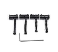 4 String High Precisions Bass Electric Guitar Replacements Set 4 Pack 2 Color Zinc Alloy Bass Bridge Saddles Plate Block Electric Guitar Accessories Adjustable Bridge Saddle Musical Instrument