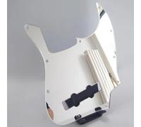 4 String J Bass Style Pickguard Bass Pick Guard Scratch Plate for Fender USA/Mexico Jazz J Bass Guitar Replacement Parts (11-Mirror)