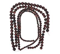 4 - String Red Natural Stone Beads for Jewelry Making, DIY Bracelet and Necklace Craft Kit with 6mm 8mm 10mm 12mm Smooth Round Beads, Eco - Friendly Handmade Accessories