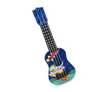 4 String Ukulele Toy, Mini children's Ukulele, Rich Sound Quality, Easy Operation, Good Decoration for Daily Entertainment (Blue)