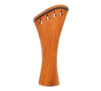 4 String Violin Tailpiece, Wood Violin Tailpiece for 4/4 Size Violins, Sappan Wood Fine Tune Tailpiece with 4 Tuner Holes, Elegant Replacement Tailpiece for Enhanced Violin Perform