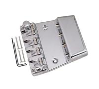 4 Strings Fixed Bridge Replacement Hardtail Saddles Bridge Electric Bass Guitar Saddles Bridge Easy To Installation