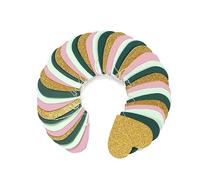 4 Strings Heart Garland, Wedding Hanging Decoration Ribbon Banner, Sage Heart Garland, Valentine's Day Party Decoration for Bridal Shower, Engagement Party, Birthday Party