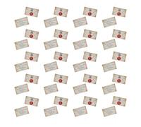 4 Strings Magic Decoration Envelope Banner（with Text Patterns） with 40PCS Beautiful Envelope Paper Cards and Clear Hangable String for Christmas Halloween Birthday Graduation Party Home Decoration