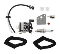 4-Stroke Engine Carburetor for Honda FG110K1 HHT35 UMC435 String Trimmer Complete Repair Set Including Air Fuel Filters and Hose