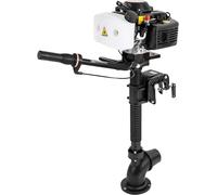 4 Stroke Outboard Engine Boat Engine Petrol Engine 4HP 55CC Outboard Petrol Engine with Water Cooling System,Outboard Trolling Motor 4500-5500 rpm for Dinghies, Fishing Boats Kayak Fishing Boats