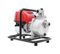 4-Stroke Petrol Water Pump, 135L/min Gasoline Engine High Flow Pump with 30m Head, Portable Garden Irrigation Farm Drainage Pump,38cc 1.2kW Water Transfer Pump - Includes Air Filter & Funnel