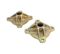 4 Stud 24T Spline Rear Axle Wheel Hubs, 25mm Diameter Heavy Duty Steel Hub for 125cc 150cc 200cc Go Kart ATV Quad with Solid Forged Construction and Heat Treated Surface