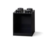 4-Stud Brick Shelf - Black