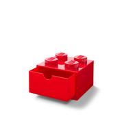 4-Stud Desk Drawer - Red