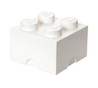 Room Copenhagen - LEGO® Storage Box 4 Knobs, White - White