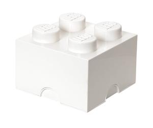 4-Stud Storage Brick - White