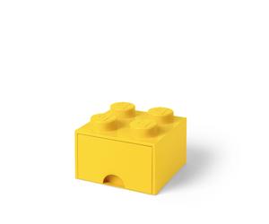4-Stud Yellow Storage Brick Drawer