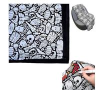 4 Styles Adult Colouring Blanket, 150 * 127cm Colouring Blanket for Adults, DIY Colouring Blankets, Coloring Blanketss, Colour Your Own Blankets, Soft Drawing Throw for Men Women (D)