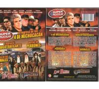 4 Super Peliculas el regreso de los 4 De Michocacan, elmariachi Narcotraficante, perron de Perrones, La Fiesta de los Animales