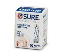 4 Sure and Simple Blood Glucose Test Strips - 50 Strips