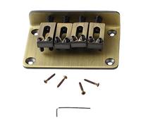 4 tar B, Metal B Replacement for Guitar Bass Uku, 4 et Saddles with Glossy h, Compatible with Various nstruments