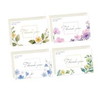4 Thank You Cards with Envelopes Set for Graduation Wedding Handwritten Notes Wedding Grateful Record