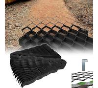 4" Thick Heavy Duty Landscape Fabric, 5x15 ft Foldable Retainer Grid Stabilizer for Lawn, Parking Lots, Garden, Yard Ground Cover Solution