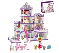 4 Tier 13 Room Miniature House To Assemble
