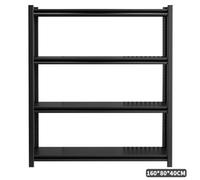 4 Tier 160X80X40Cm Height Adjust Garage Shelves Shelving