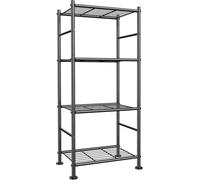 4 Tier Adjustable Wire Metal Shelving Rack 60 X 35 X 120Cm Garage Storage