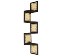 4 Tier Bookcase Black ALDER