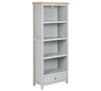 4 Tier Bookcase CLIO 180 cm Light Grey