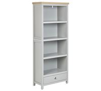4 Tier Bookcase Grey CLIO