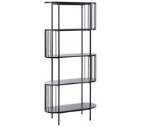 4 Tier Bookcase OREANA 172 cm Black