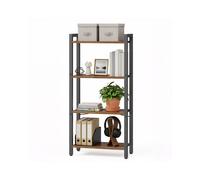 4-Tier Bookshelf, Bookcase, Shelving Unit，24 x 40 x 107 cm, Industrial