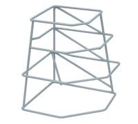 Greenfields Corner Kitchen Plate Rack Tidy Cupboard Shelf Insert Organiser New (Grey)