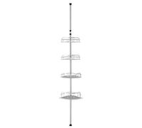 4-Tier Corner Shower Caddy, Dove Grey