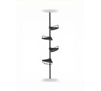 4-Tier Corner Shower Caddy, Ink Black