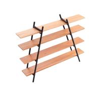 4 Tier Dollhouse 1/12 Scale Miniature Dollhouse Living Room Scene Display Accessories Bookshelf