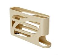 4-Tier Egg Organizer with Auto-Roll Feature for Refrigerator Holds For 30 Eggs Minimalist Design Saves Space in Busy Kitchen Environments (Cream)