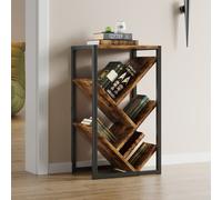 4-Tier Floor Standing Tree Bookshelf Storage Rack