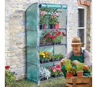 4 Tier Garden Greenhouse Grow Fruit Vegetables Cover Protection Outdoor 1.7m