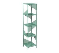 4-Tier Geometric Bookshelf Freestanding Storage Rack with Open Cubes for Home Office Living Room & Study - Easy to Assemble, Modern White Design