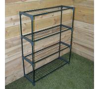 4 Tier Greenhouse Staging / Shelves H: 110cm W: 86cm & D: 30cm