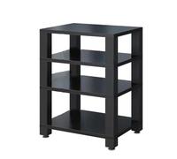 4-Tier Heavy-Duty Audio Rack - Sturdy Storage Shelf for Amplifiers & Video Equipment - Ideal Multimedia for Home Theater & Studio Use