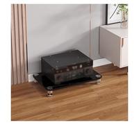 4-Tier High-Performance Audio-Video Rack, Stereo Receiver Component Stand, Media Storage Unit for Gaming Consoles, Corner Shelf for CD Players & Speakers