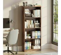 (4 Tier Large) Cambridge Wooden Bookcases Shelving Display Storage Unit