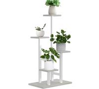 4 Tier Metal Plant Stand Indoor Outdoor, Plant Stand Modern Decoration Plant Display Shelf, Wood Plant Rack for Multiple Plants for Living room floor rack balcony dormitory Patio Home Decor Gardening