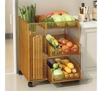 4 Tier Metal Shelving Unit, Sturdy Floor Standing Storage Rack for Bathroom, Kitchen, Laundry, and Home Organization