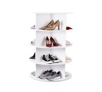 4-Tier Rotating Shoe Carousel (36.4") - Space-Saving Shoe nizer & Handbag Sto for Entryway, Slish Home Décor, Efficient Design for Clutter-Free Living